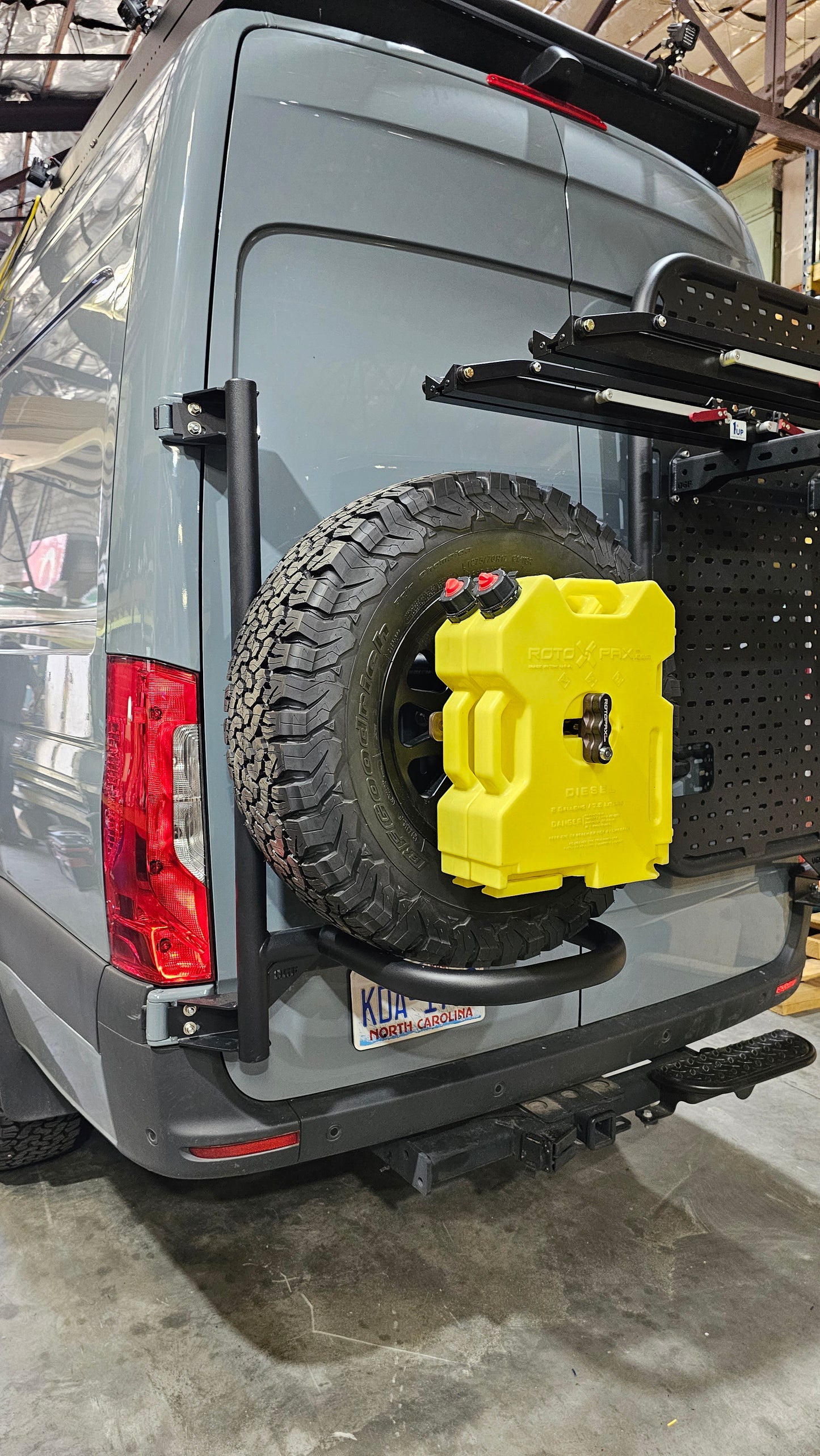 Sprinter Van Rear Tire Carrier