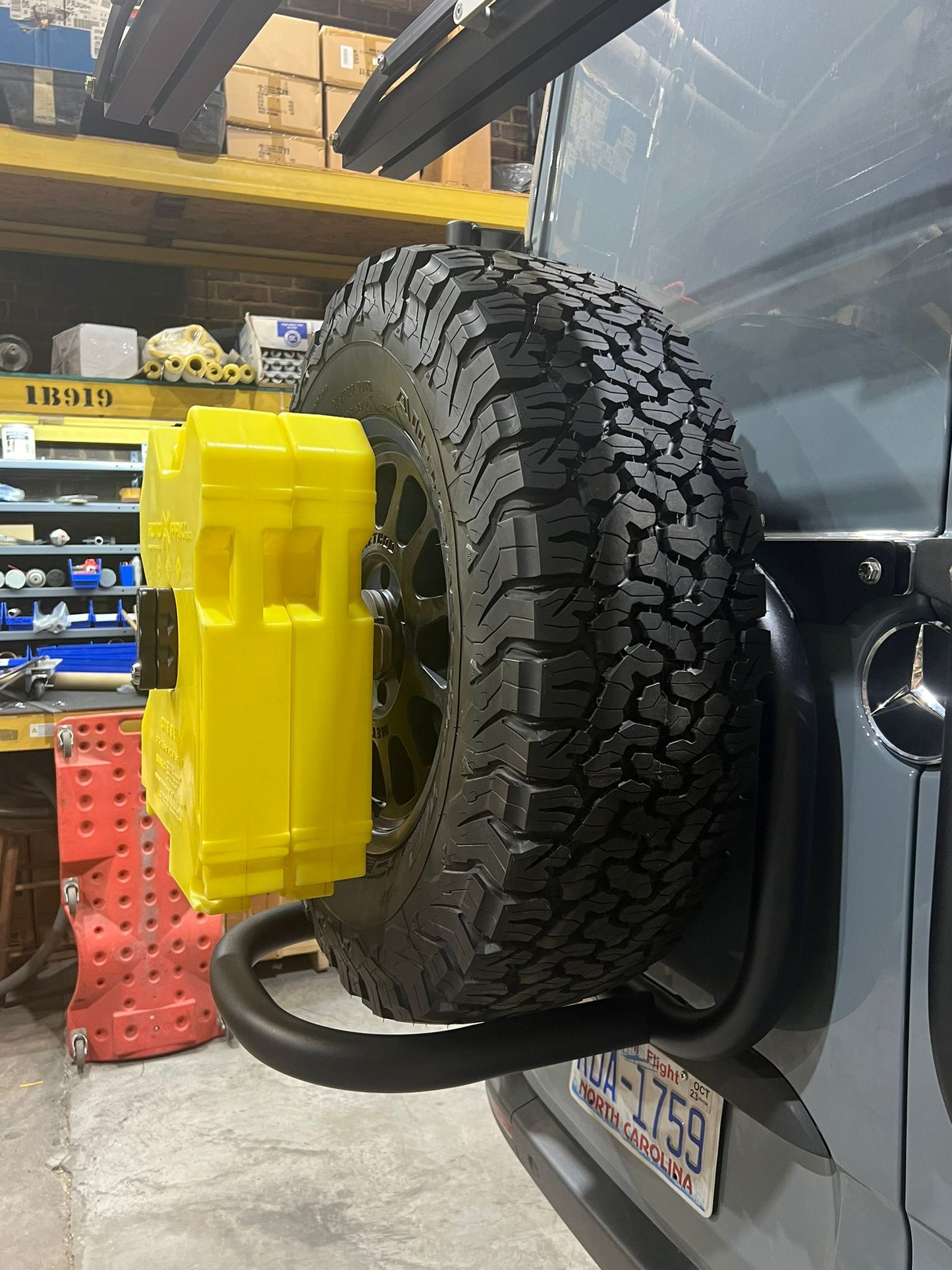 Sprinter Van Rear Tire Carrier