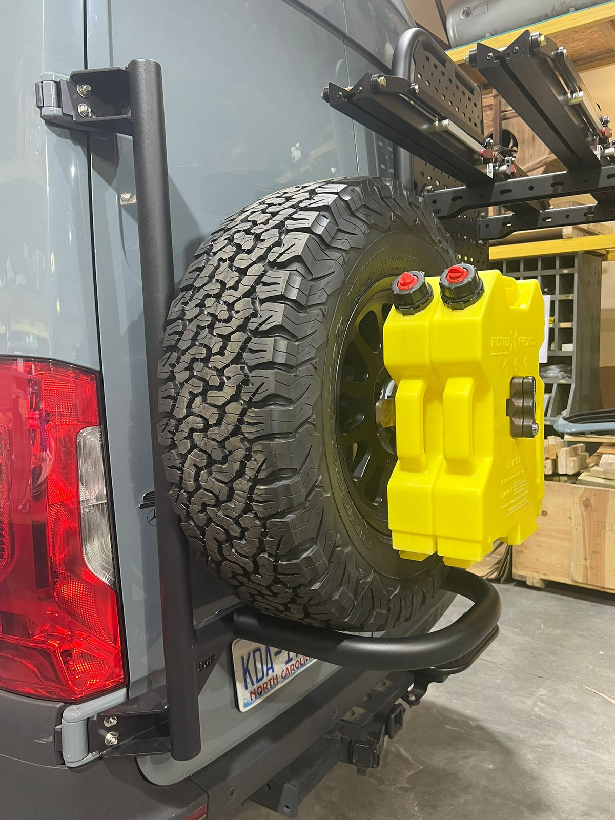 Sprinter Rear Tire Carrier | 2019+ Mercedes Sprinter – OffGridFabrications