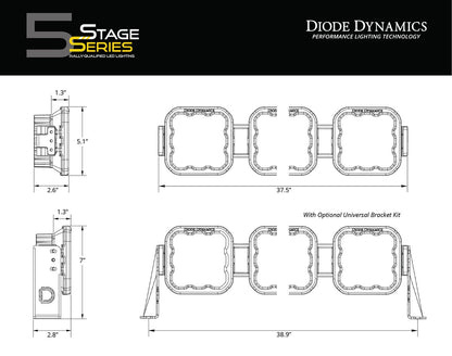 SS5 CrossLink 6-Pod LED Light Bar